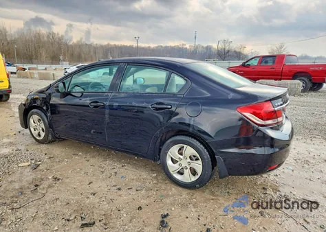 2013 Honda Civic Lx z USA, uszkodzony, nr VIN 2HGFB2F53DH301805